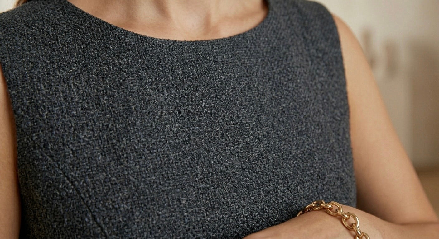 AURA Charcoal Column Dress