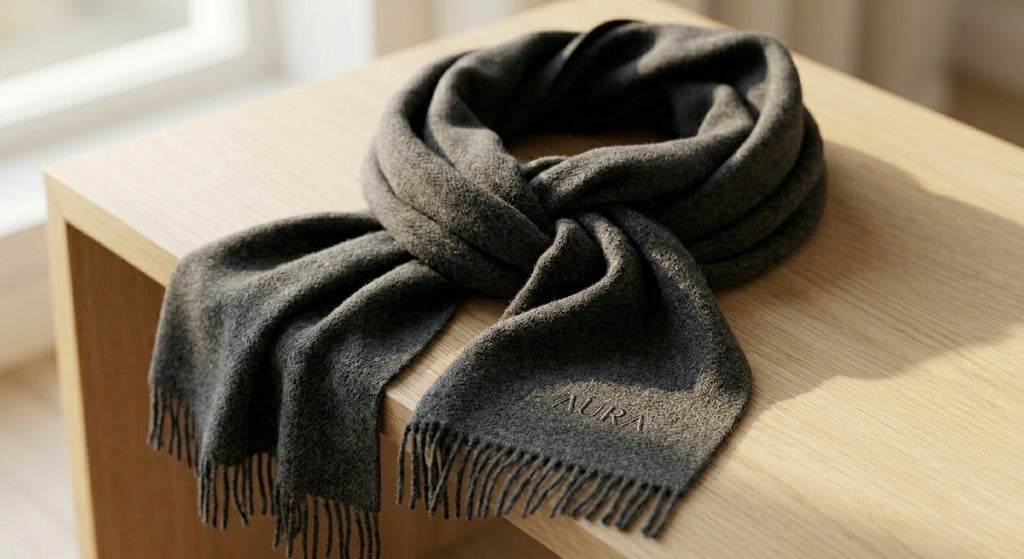 AURA Signature Scarf (Charcoal)