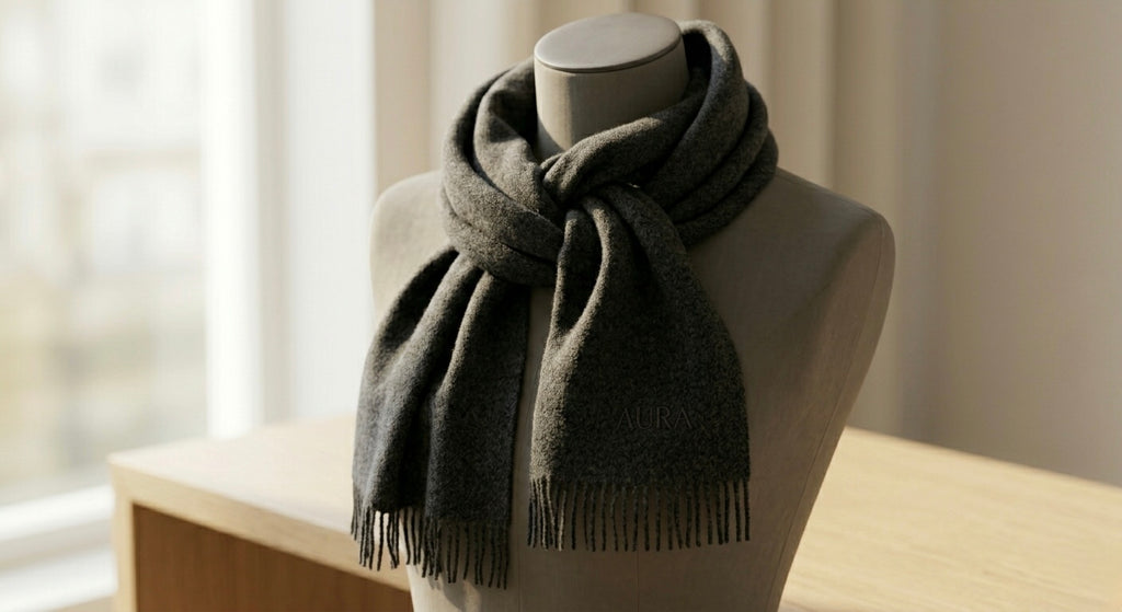 AURA Signature Scarf (Charcoal)